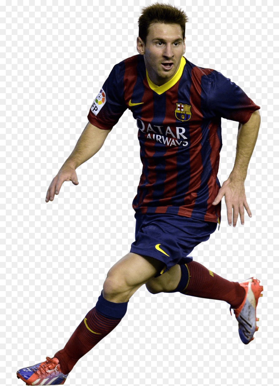 Lionel Messi Background Barca Jpg Messi With Background, Clothing, Shoe, Footwear, Teen Free Png