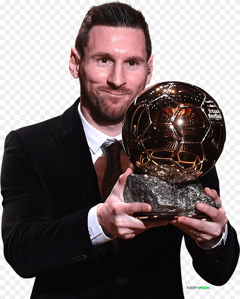 Lionel Messi Ballon 2019 Football Render Leo Messi Ballon D Or Person, Soccer, Soccer Ball, Hand Free Transparent Png