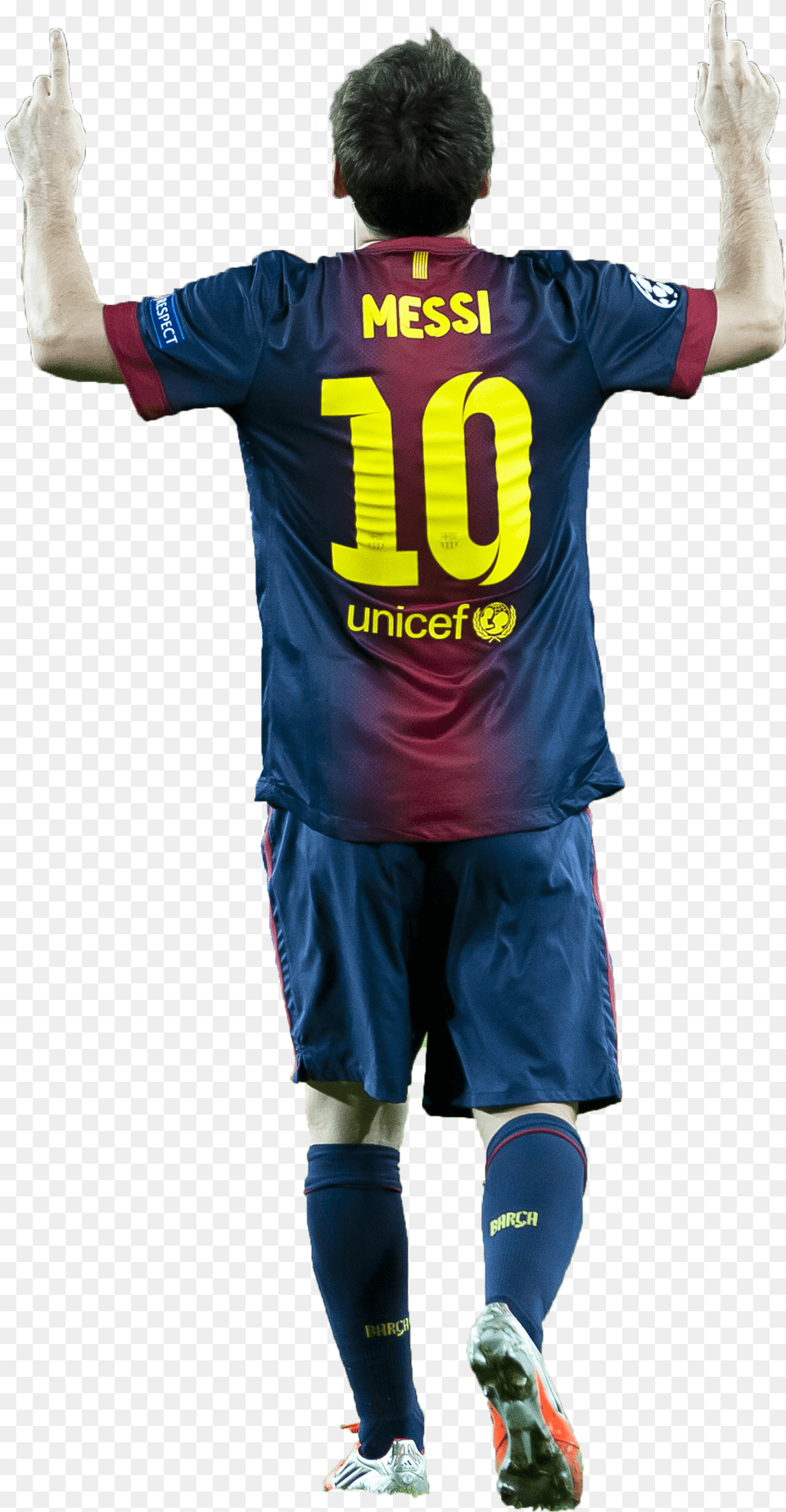 Lionel Messi Celebration, Clothing, Shirt, Person, Shoe Free Png Download