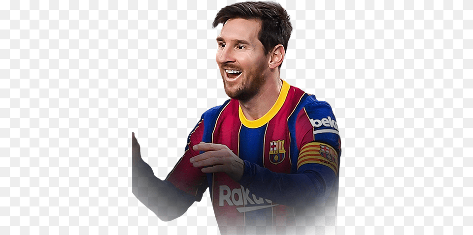 Lionel Messi Fifa 21 Messi Fifa 21 Card, Shirt, Person, Head, Happy Free Png
