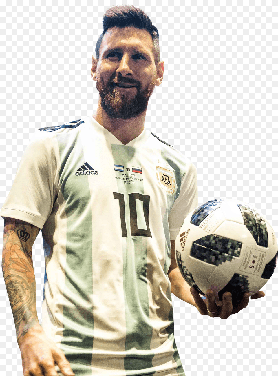 Lionel Messi Football Render Footyrenders Argentina Leo Messi, Sphere, Ball, Clothing, T-shirt Png