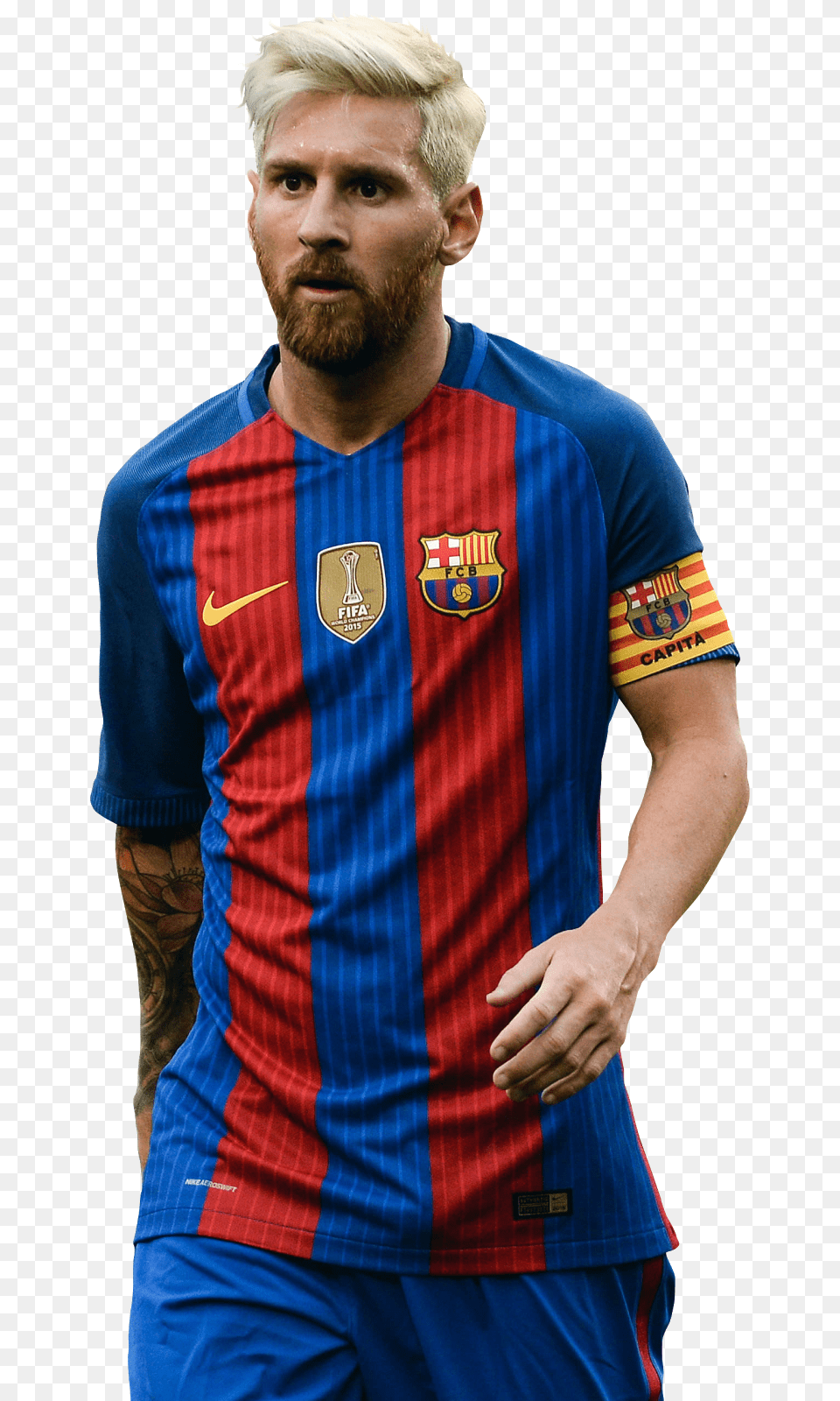 Lionel Messi La Liga Barcelona 2016, Adult, Shirt, Person, Man Free Png Download