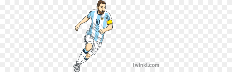 Lionel Messi No Ball Footballer Soccer Argentina Ks2 Football Illustration Messi, People, Person, Adult, Clothing Free Png