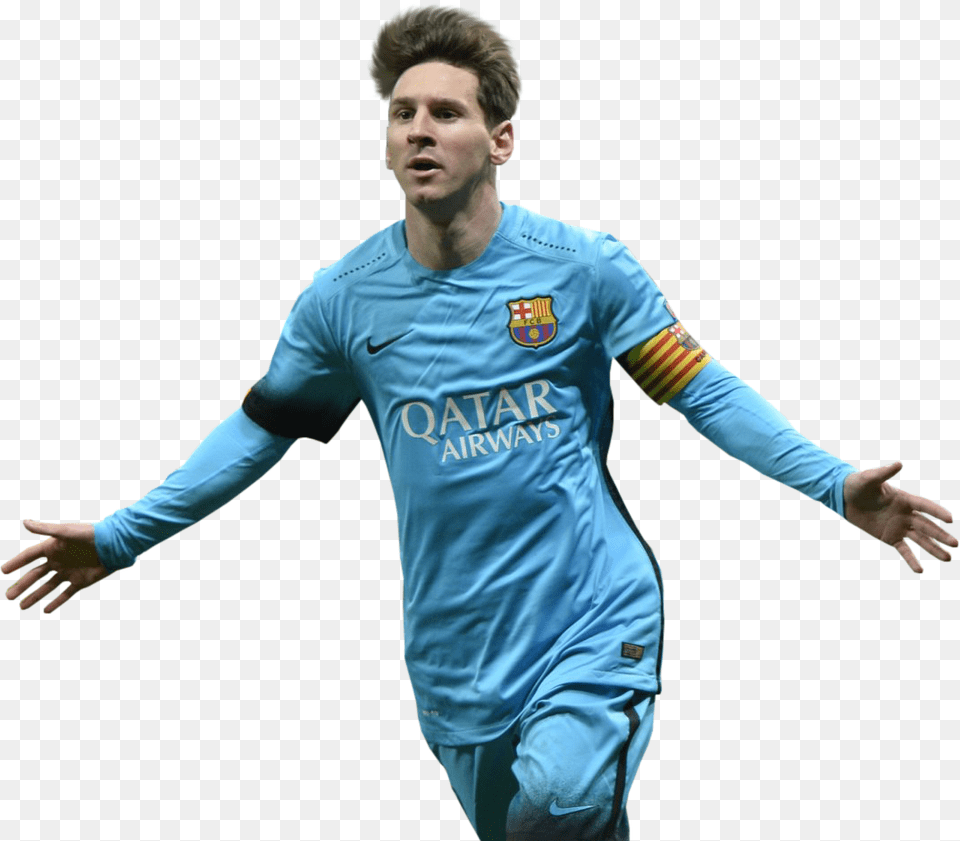 Lionel Messi Render Soccer Player, T-shirt, Body Part, Clothing, Finger Free Png Download