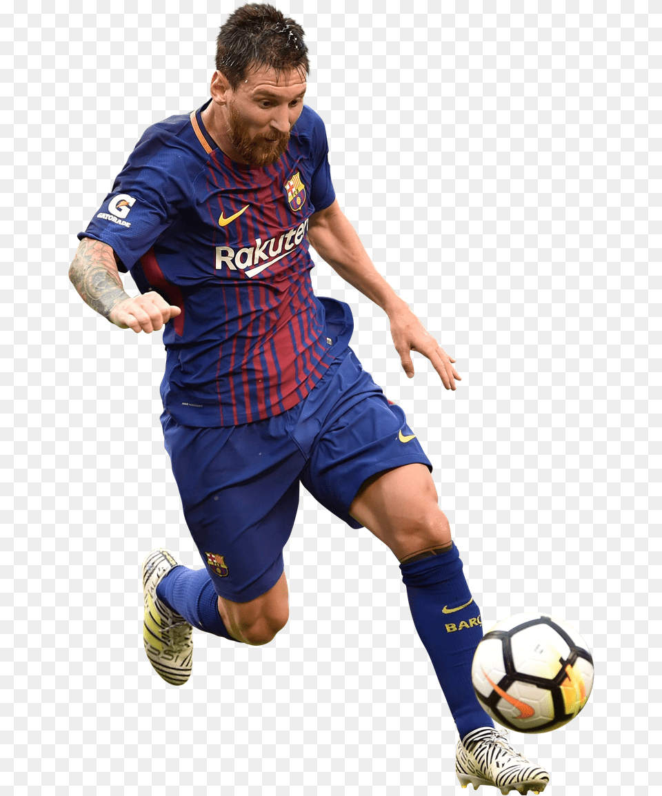 Lionel Messi Running With Ball Barcelone Lionel Messi 2018, Sport, Sphere, Football, Soccer Ball Free Transparent Png