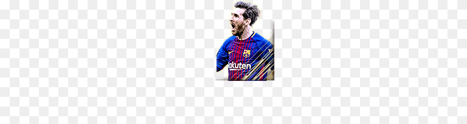 Lionel Messi Ultimate Team Of The Season Fifa Mobile Futhead, T-shirt, Shirt, Clothing, Face Png Image