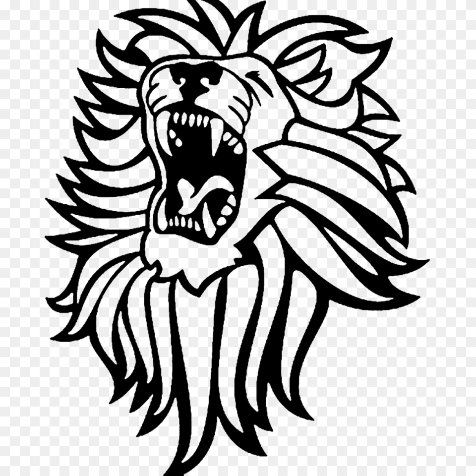 Lioness Roar Hd, Art, Emblem, Symbol, Drawing Free Png
