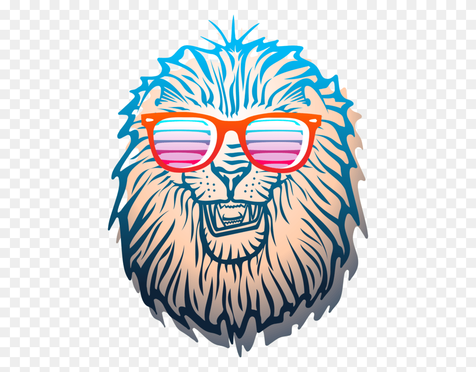 Lionhead Rabbit Leo Tiger Sticker, Photography, Baby, Person, Accessories Free Png Download