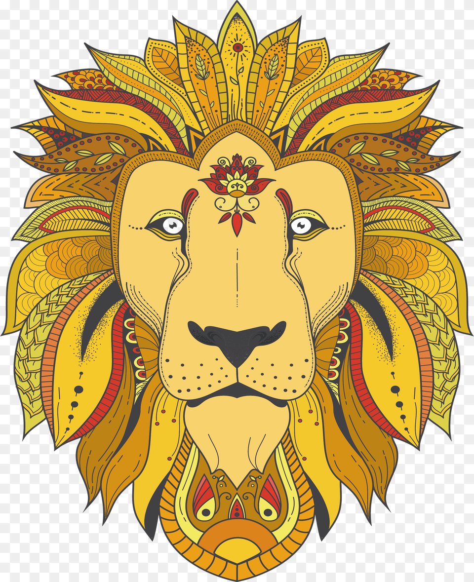 Lionhead Rabbit Lion S Head Illustration Colorful Tshirt Printed Design, Art, Animal, Mammal, Wildlife Free Transparent Png