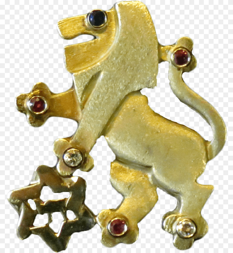 Lionofjudah Animal Figure, Accessories, Bronze, Jewelry, Gemstone Png Image