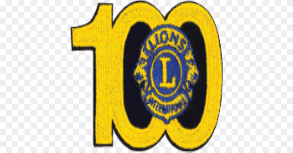 Lions 100 Years Patch Details Emblem, Badge, Logo, Symbol Png