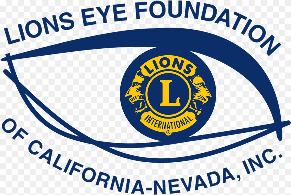 Lions Club Eye Logo, Emblem, Symbol, Badge Png