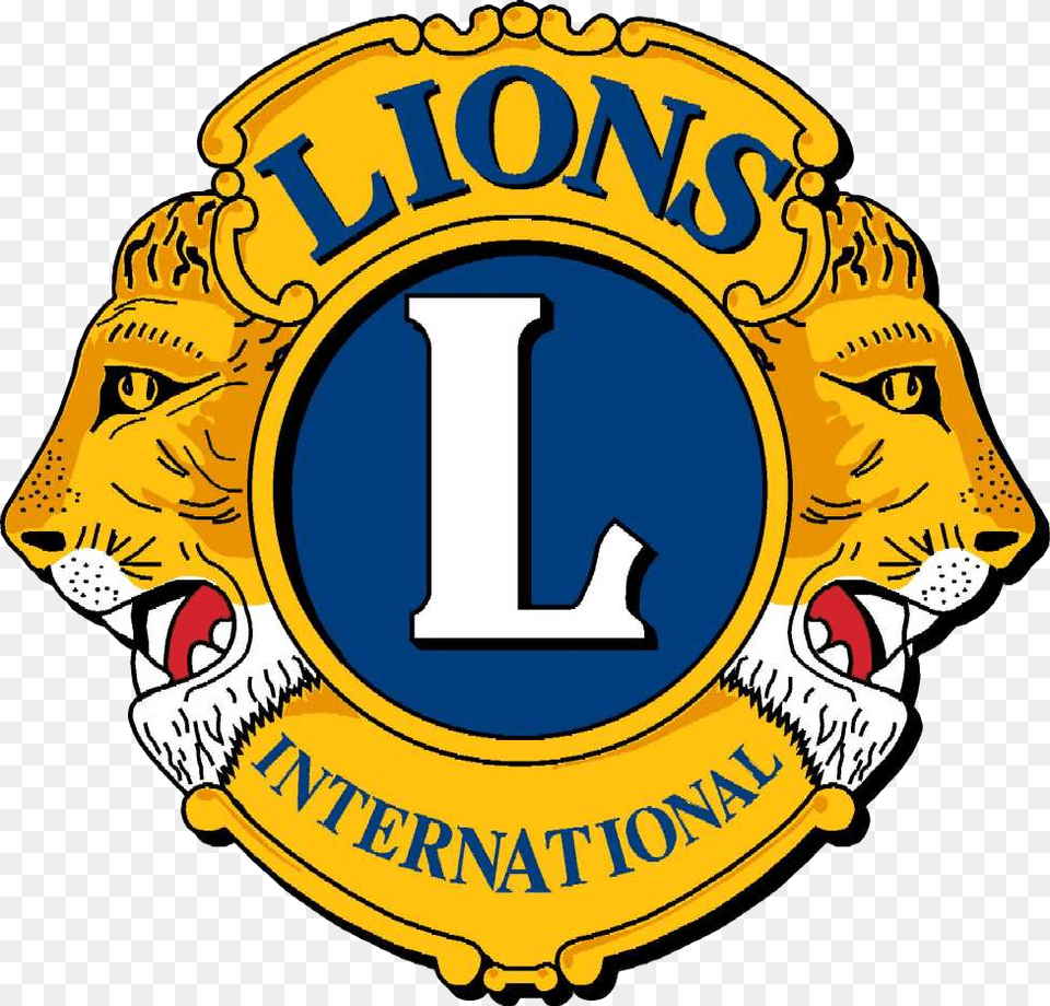 Lions Club International Logo Clipart Lion Club Logo, Badge, Symbol, Emblem, Text Png