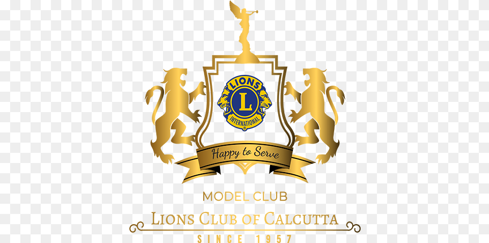 Lions Club Of Calcutta Lions Club International, Badge, Logo, Symbol, Emblem Free Png