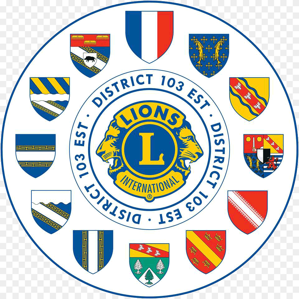 Lions Club Thane, Badge, Logo, Symbol, Emblem Png Image