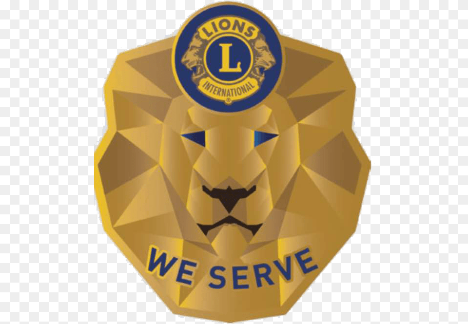 Lions Clubs International Association Lions Club Of Lions Club International, Badge, Logo, Symbol Free Png Download