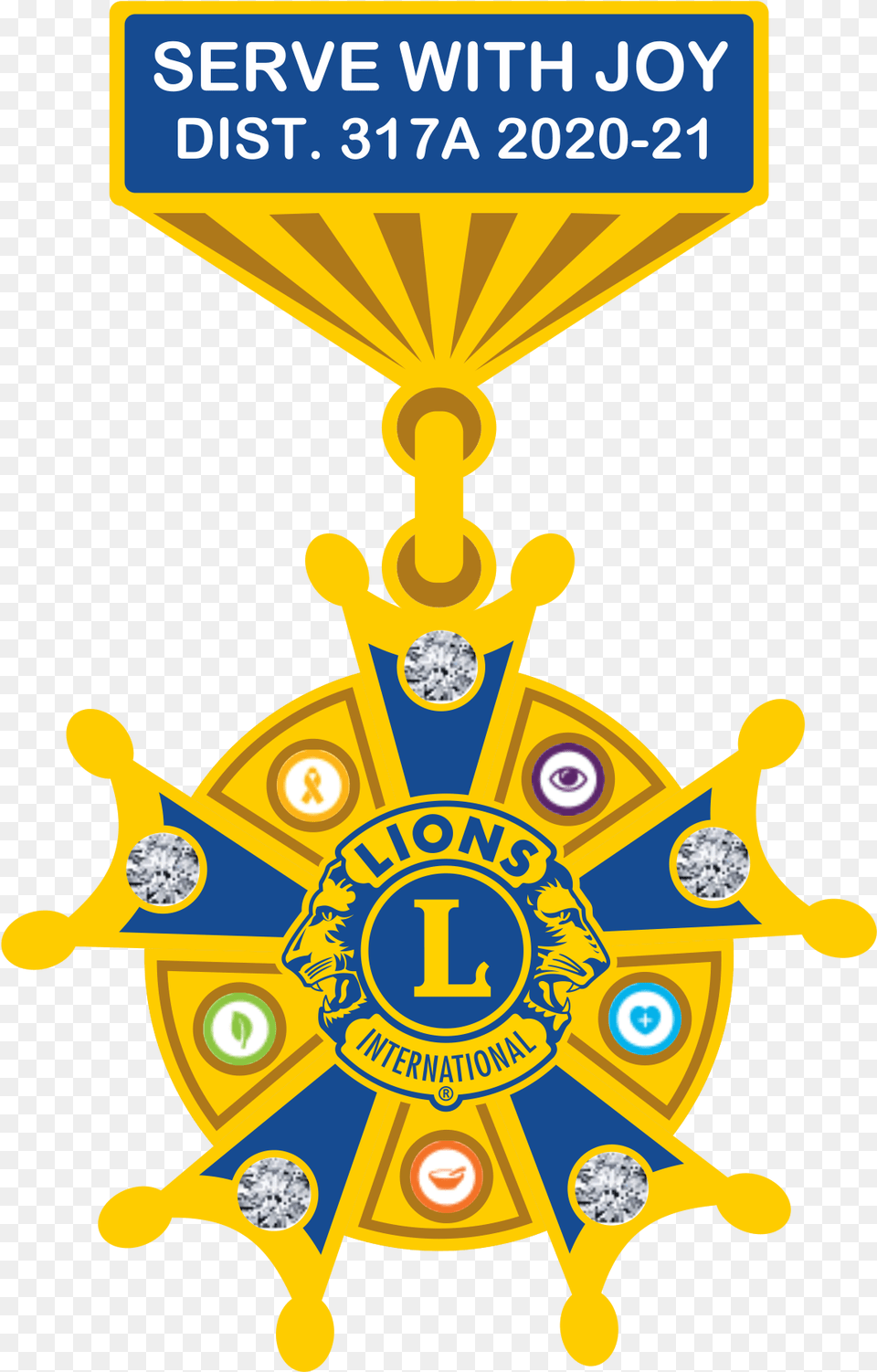 Lions Clubs International Lions Club District 317a, Badge, Logo, Symbol, Aircraft Free Png