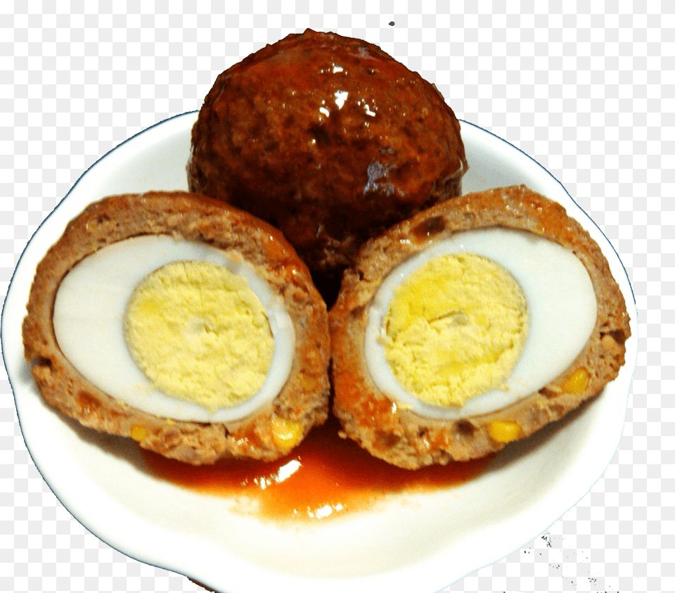 Lions Head Meatball Scotch Egg Chinese Cuisine Scotch Egg Free Png