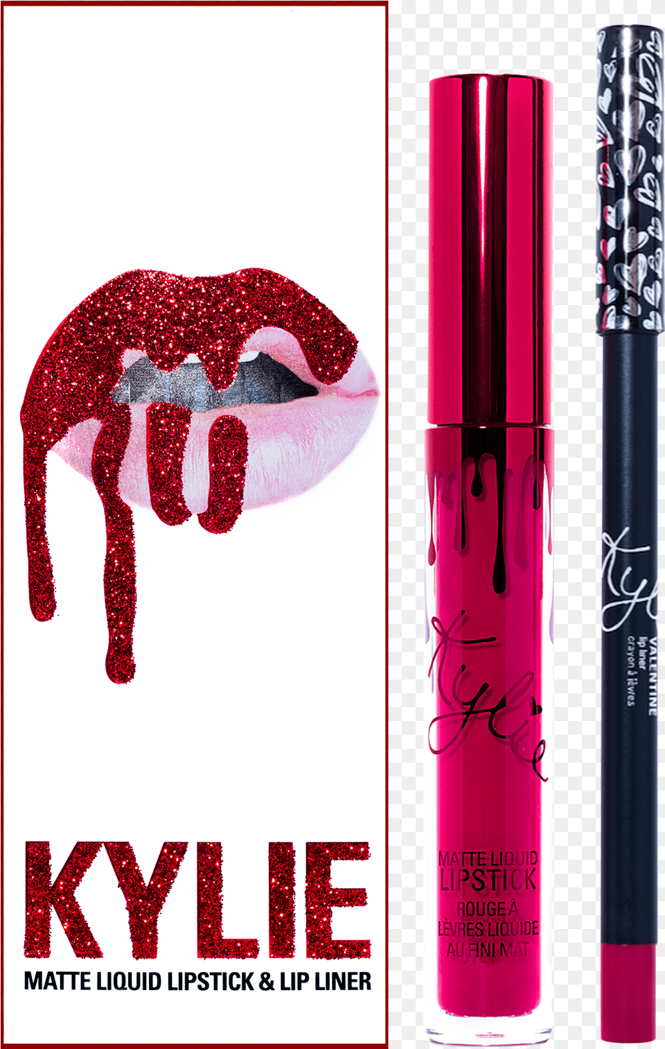Lip Gloss Kylie Cosmetics Valentine Lip Kit, Lipstick Png Image