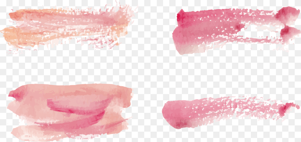 Lip Gloss Lipstick Pink Water Color Stroke Vector, Cosmetics, Flower, Petal, Plant Free Png