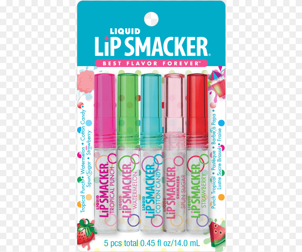 Lip Smacker Liquid Lip Gloss Friendship Pack 5 Count, Cosmetics, Lipstick, Marker, Dynamite Png