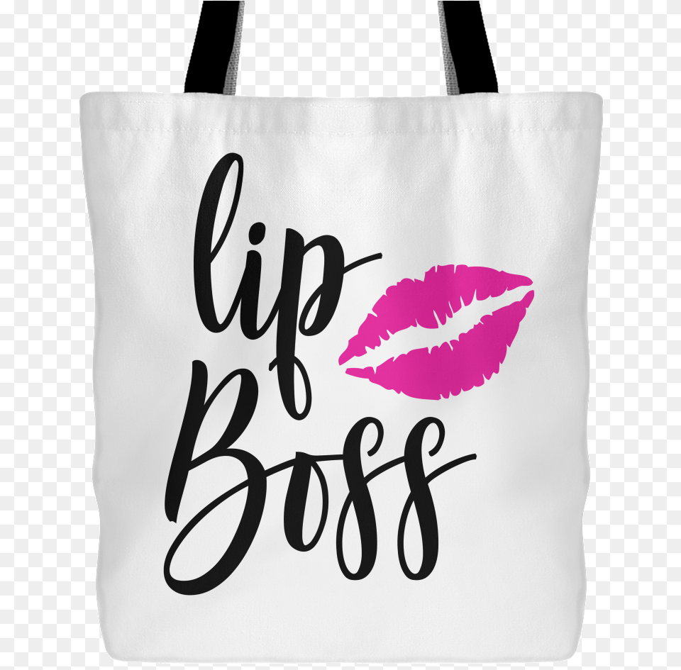 Lipboss Canvas Tote Shopping Bag Lips Clip Art, Tote Bag, Accessories, Handbag Free Transparent Png