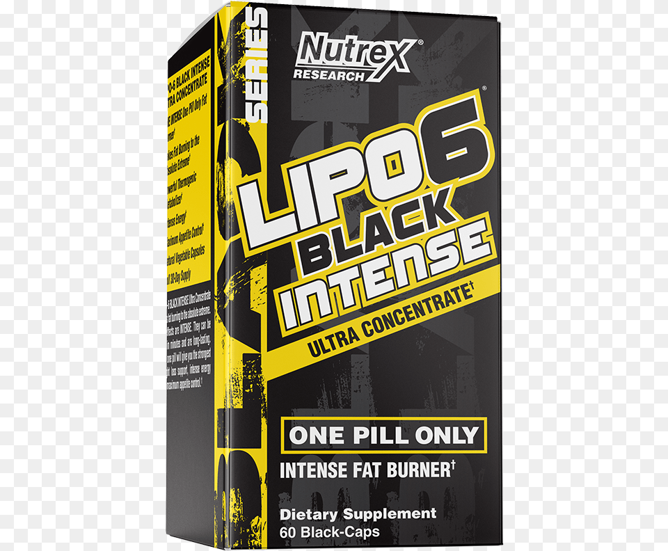 Lipo 6 Black Intense Uc Flyer, Advertisement, Poster, Can, Tin Free Transparent Png