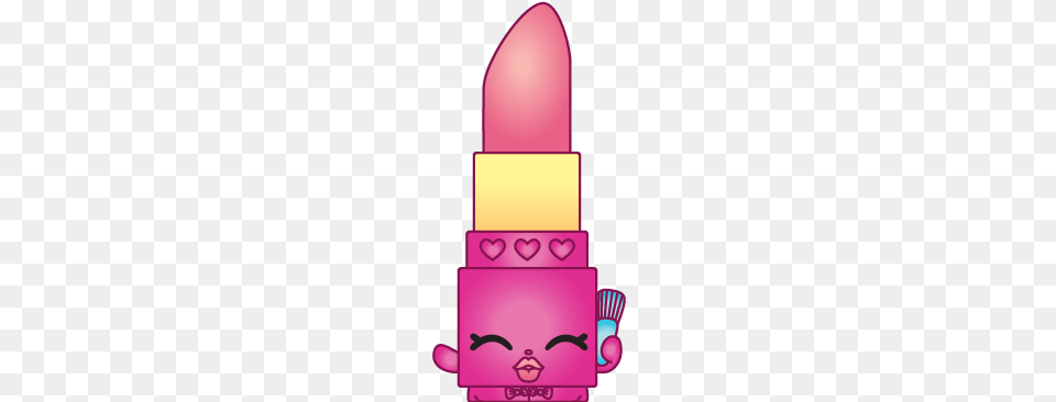 Lippy Lips A Rare Shopkins Lippy Lips, Cosmetics, Lipstick, Face, Head Png