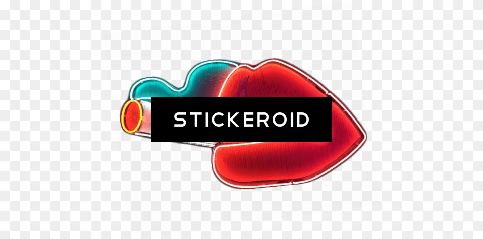 Lips Clipart, Light, Neon, Smoke Pipe Png