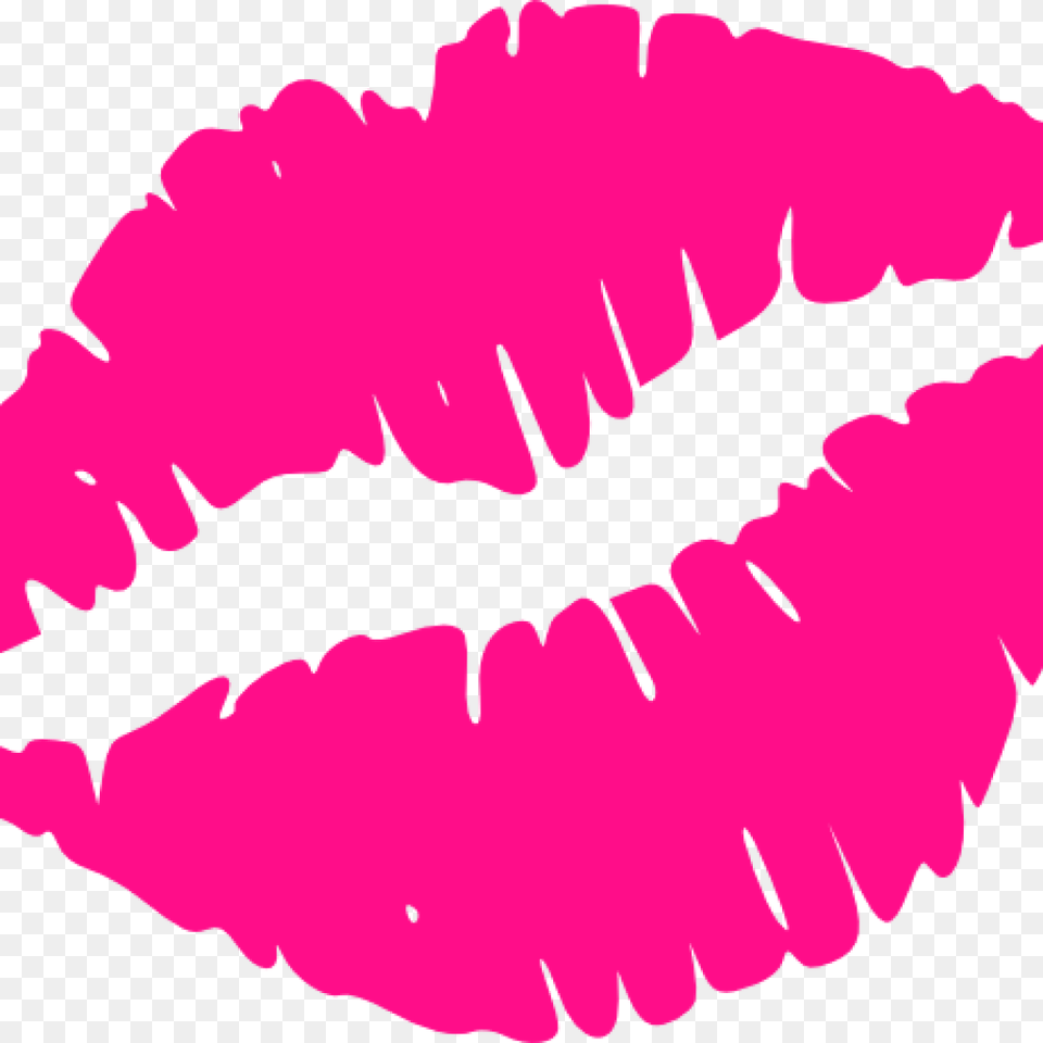 Lips Clipart Lipstick Clipart Hot Pink Lips Lips Clip Art, Body Part, Mouth, Person, Teeth Free Png