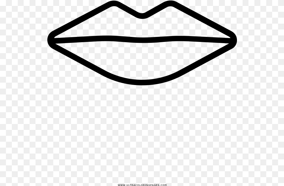 Lips Coloring, Gray Png