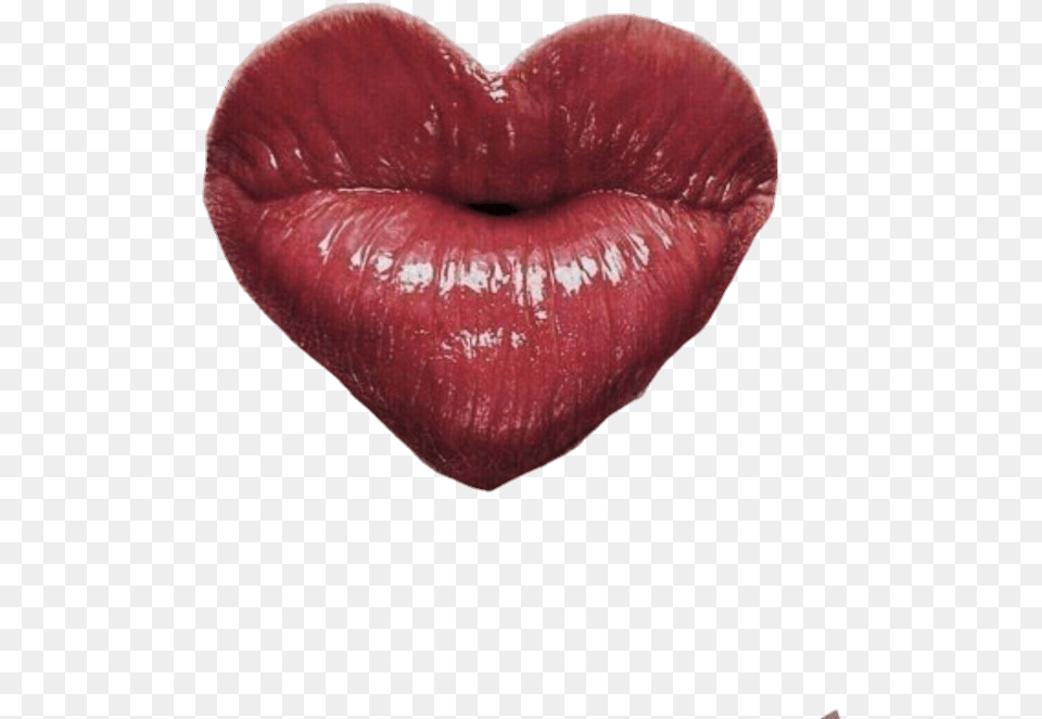 Lips Kiss Cute Red Lips, Body Part, Mouth, Person, Tongue Png Image