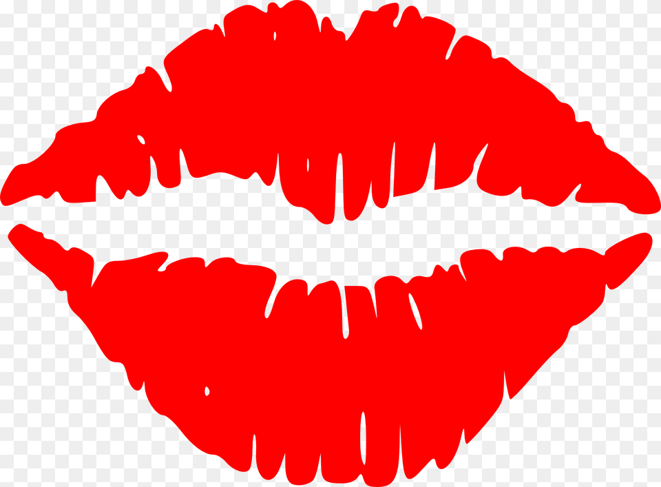 Lips Kiss Female Lipstick Red Lust Love Lips Clip Art, Mouth, Body Part, Person, Teeth Free Png Download