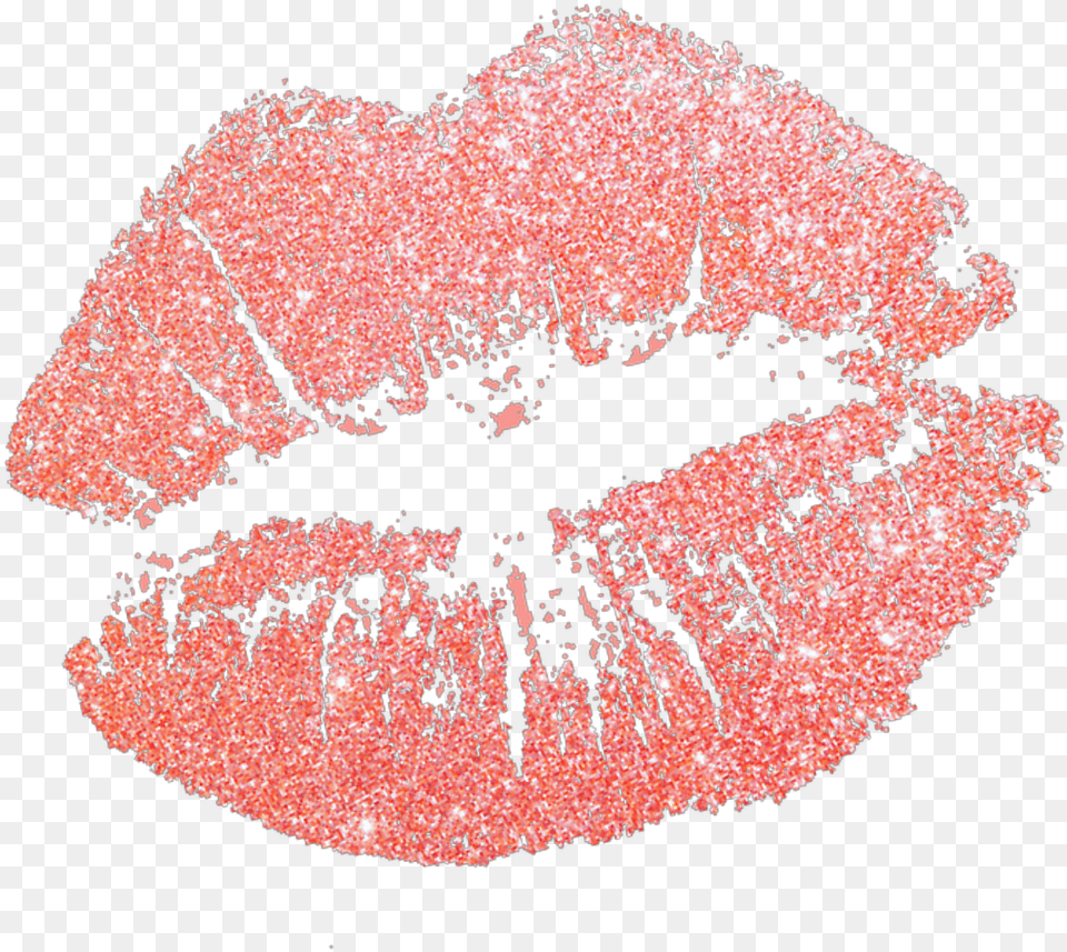 Lips Kiss Lip Clipart Kiss Mark Rose Gold Glitter Rose Gold Lips Clipart, Body Part, Mouth, Person, Cosmetics Png