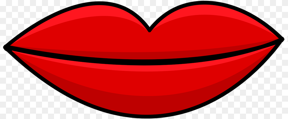 Lips Kiss Red Photo Heart, Boat, Transportation, Vehicle, Flower Free Png
