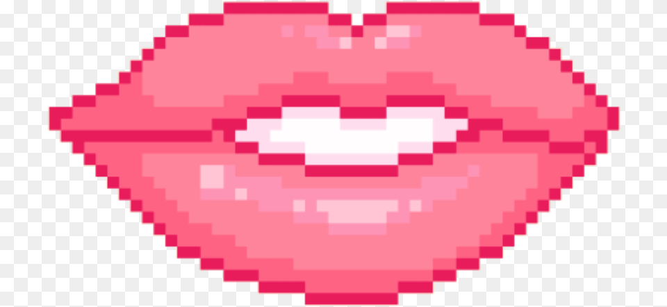 Lips Kiss Red Pink White Theeth Beso Labios 49ers Logo Pixel Art, Body Part, Mouth, Person, Cosmetics Png