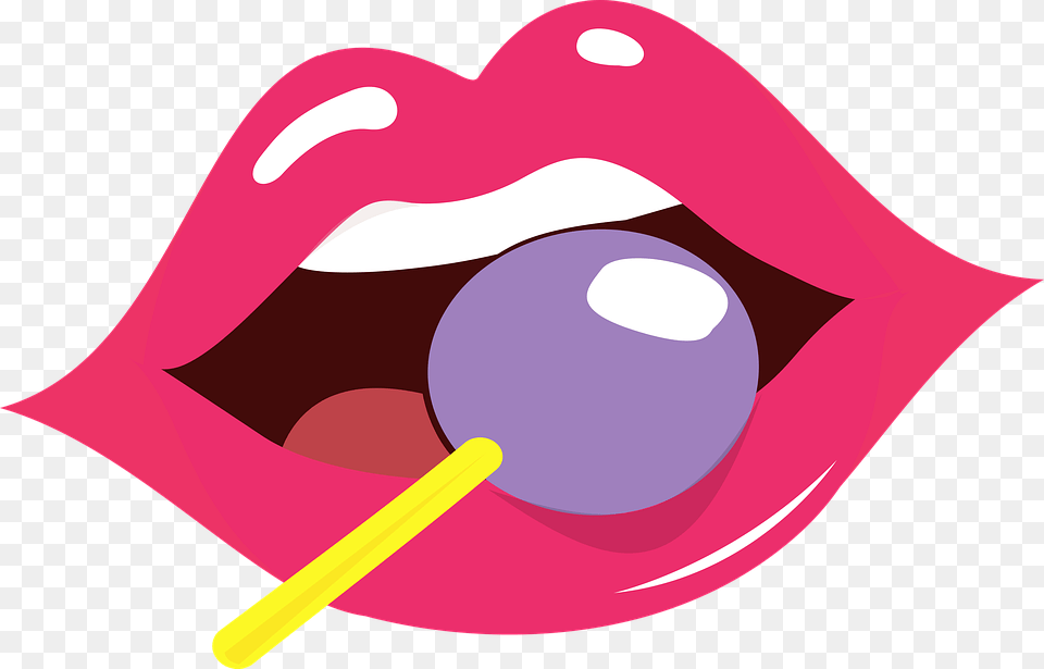 Lips Passion Candy Art Mouth Women Fashion, Sweets, Body Part, Person, Food Free Png