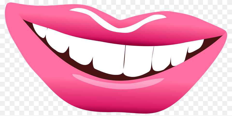 Lips Pink Clipart Image, Teeth, Person, Mouth, Body Part Free Png