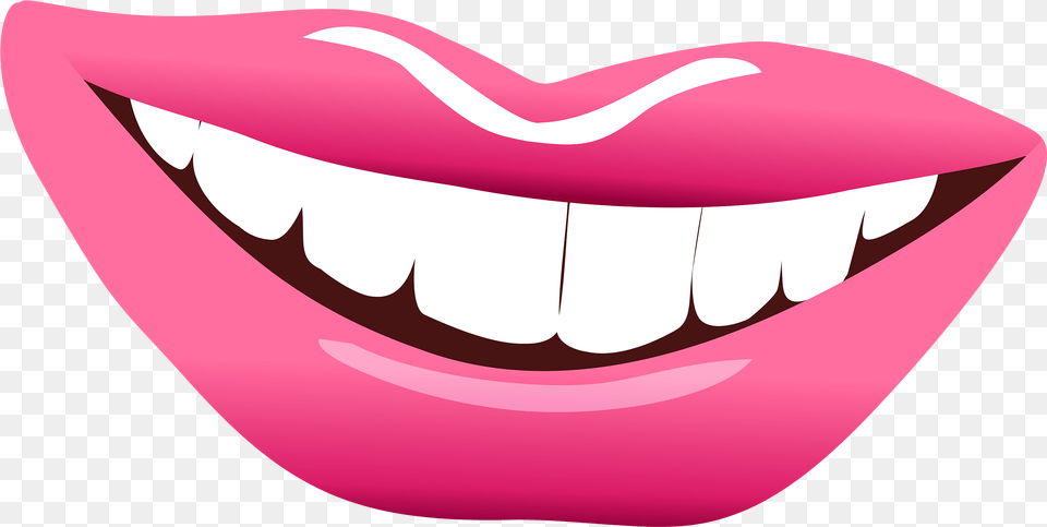 Lips Pink Clipart Image Pink Lips Clipart, Teeth, Person, Mouth, Body Part Free Png