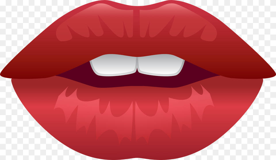 Lips Red Clip Art Tongue, Body Part, Mouth, Person, Cosmetics Free Png Download