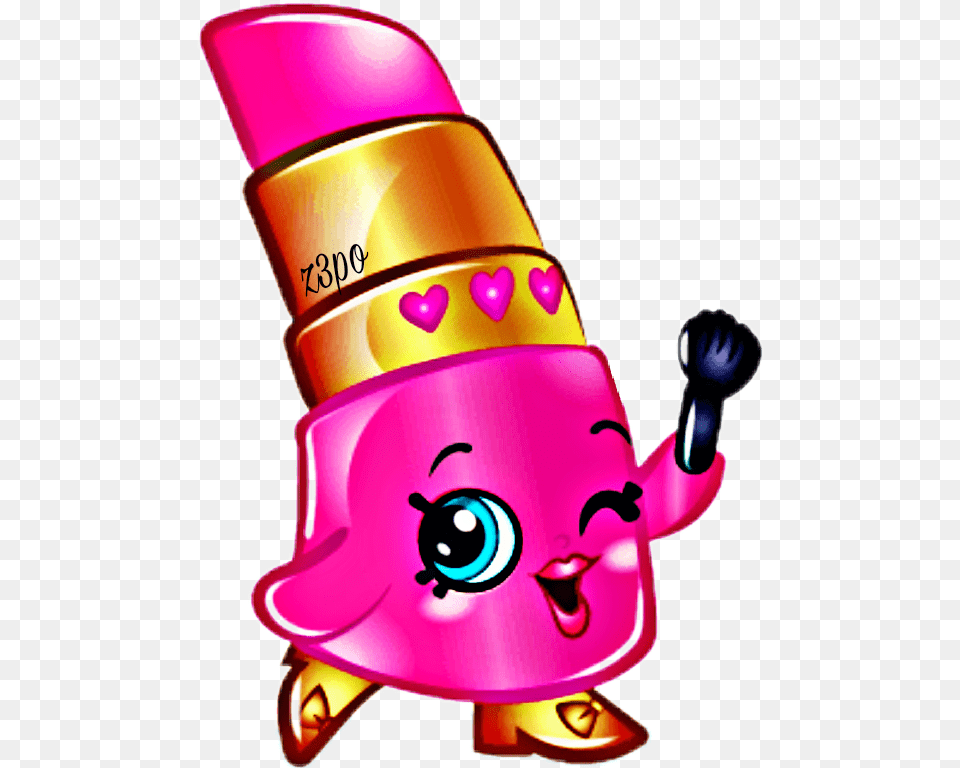 Lips Shopkins Character Toy, Cosmetics, Lipstick, Baby, Person Free Png Download