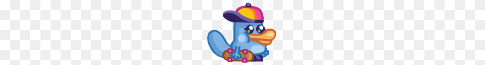 Lips The Duck Billed Brattypus With His Skateboard, Game, Super Mario Free Transparent Png