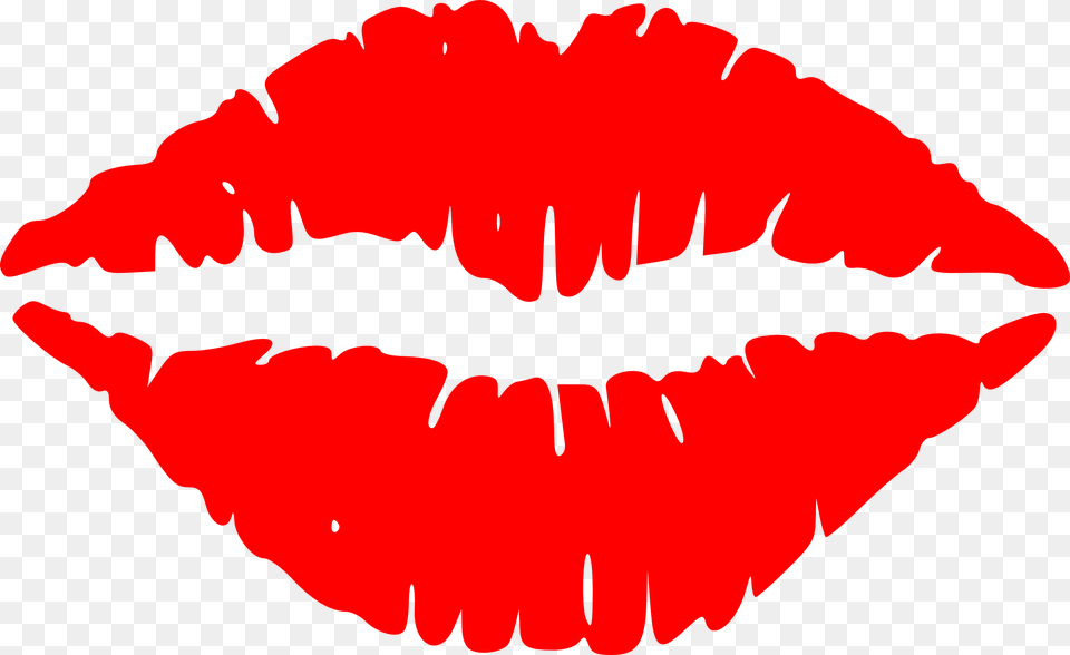 Lips Transparent Red Lips Clip Art, Body Part, Mouth, Person, Cosmetics Free Png