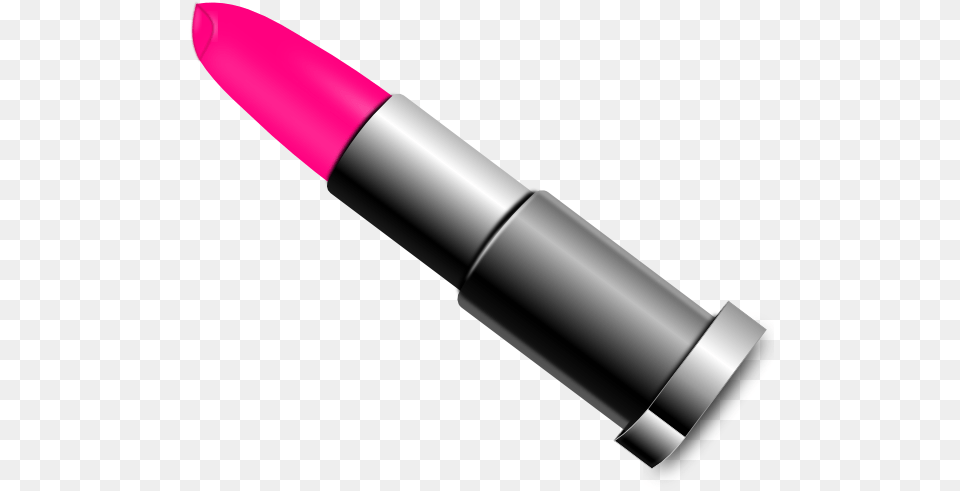Lipstick Clip Art At Clker Pink Lipstick Clipart, Cosmetics, Ammunition, Bullet, Weapon Png