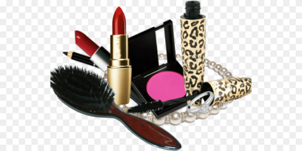 Lipstick Clipart Makeup Brush Animal Print Mascara, Cosmetics Free Png