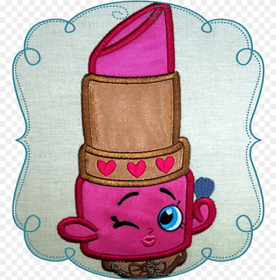 Lipstick Clipart Shopkins Appliqu, Cosmetics, Accessories, Bag, Handbag Free Png