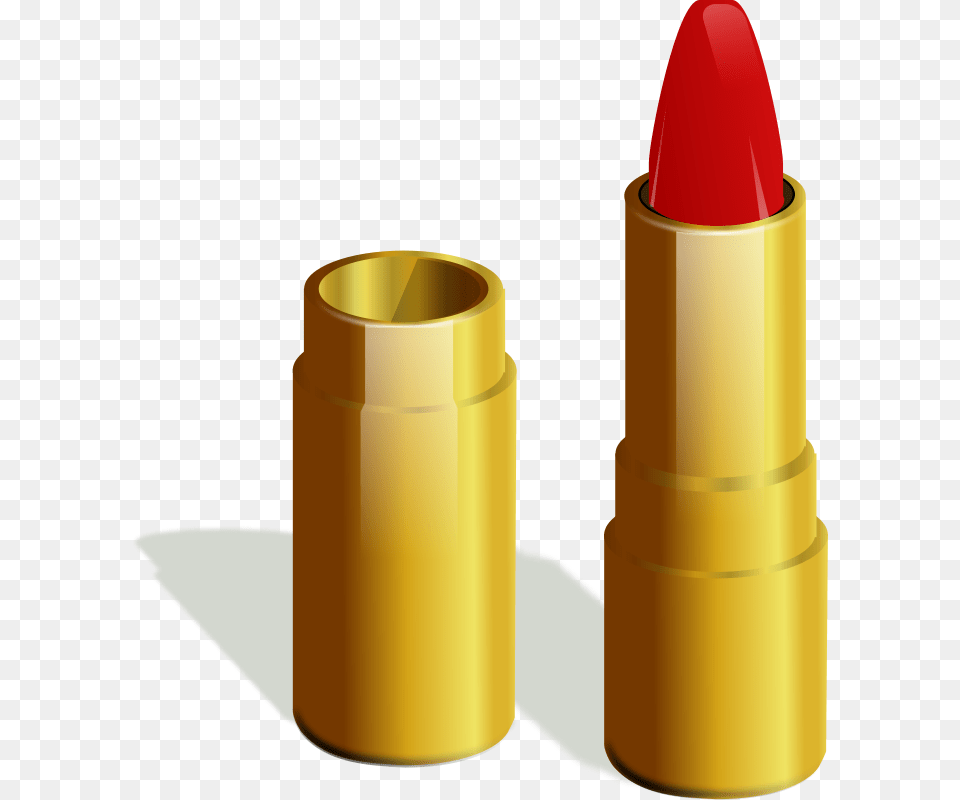 Lipstick Gold, Cosmetics, Bottle, Shaker Free Transparent Png