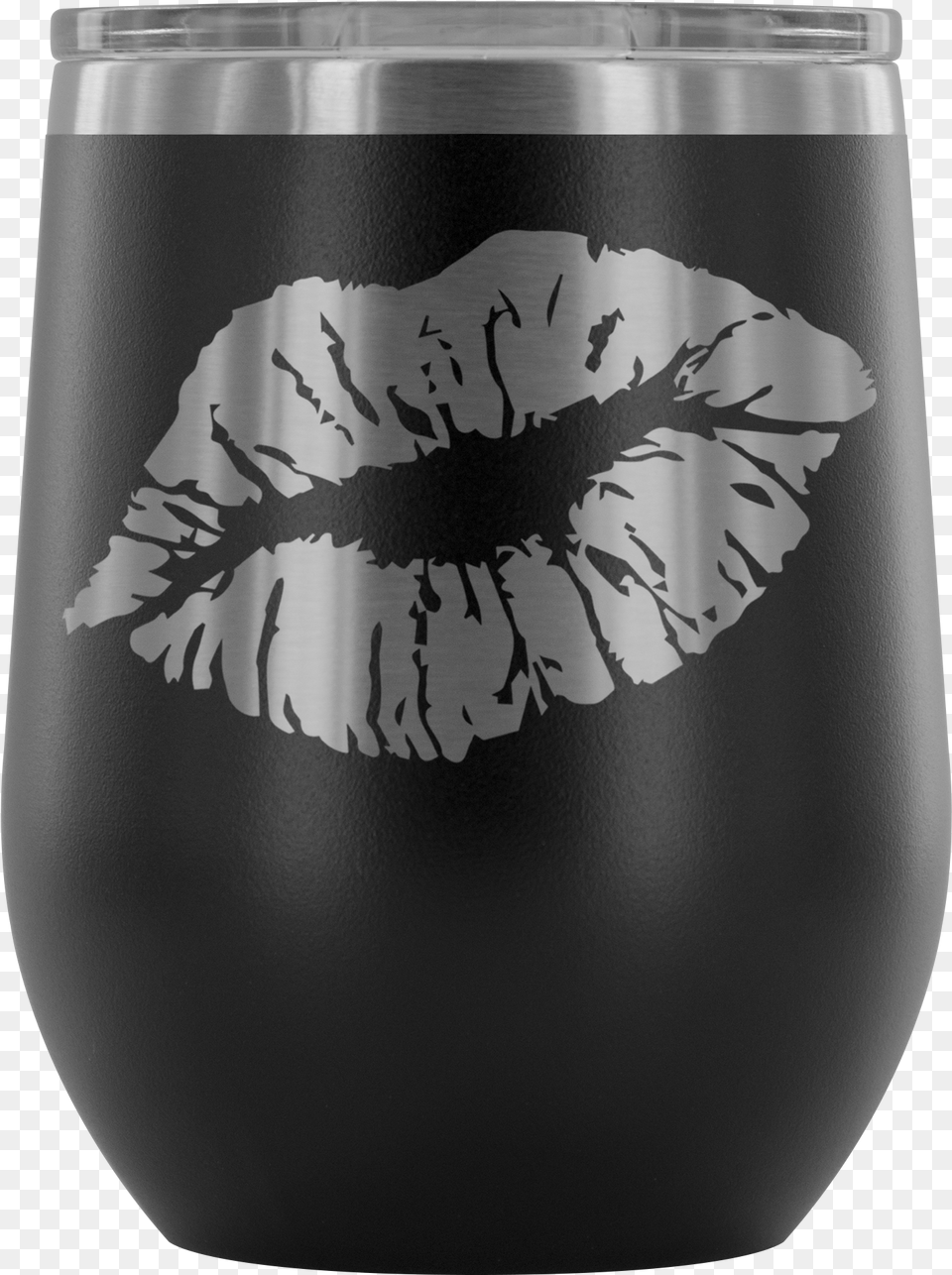 Lipstick Kiss Print Slanted Lips, Glass, Jar, Face, Head Png