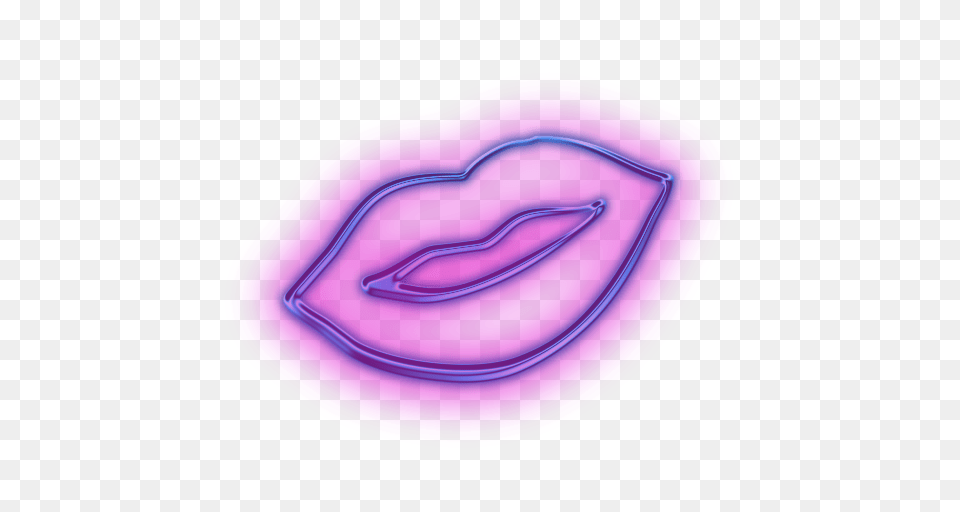 Lipstick Labios Neon Cool Unico Stiker Freetoedit Transparent Neon Icon, Light Free Png Download