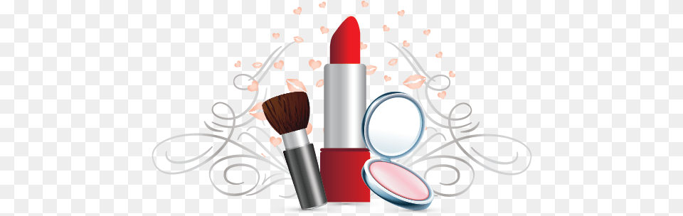 Lipstick Logo Creator Makeup Artist Logo Design Clipart Make Up Logo, Cosmetics, Smoke Pipe Free Png Download